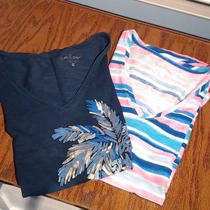BOGO Lilly Pulitzer size S short sleeve tshirts